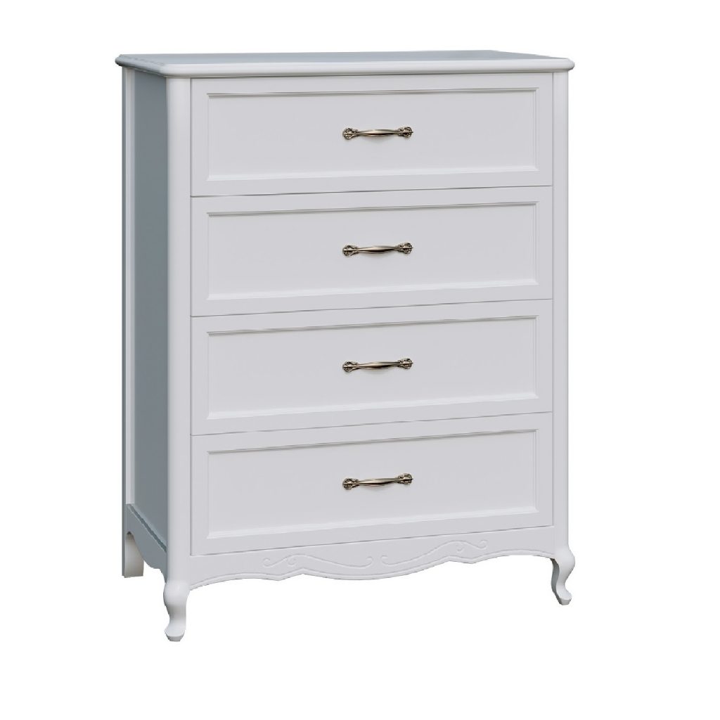 Chest of drawers high wooden in the bedroom "Venezia New" (Talan Group)! Standard color options, plus individual selection. Classic style.
