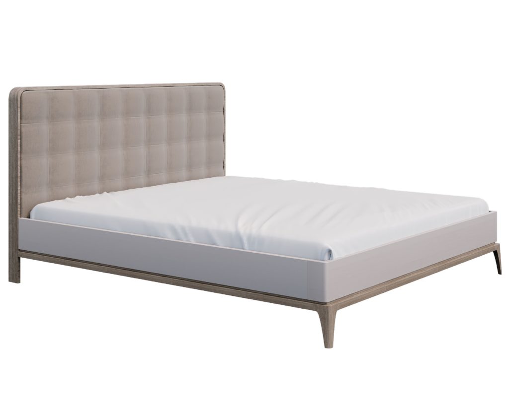 Wooden bed with legs! The Medea (Italconcept) bedroom has a rich selection of bed options, and color matching in all elements.