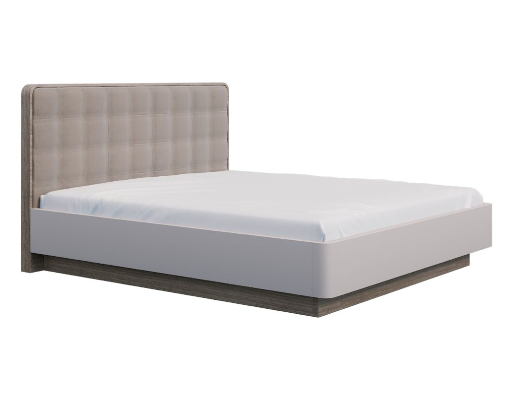 Bed - podium (quilted headboard (square)): Medea from Italconcept Trademark. Wide choice of bed options. Buy from stock.