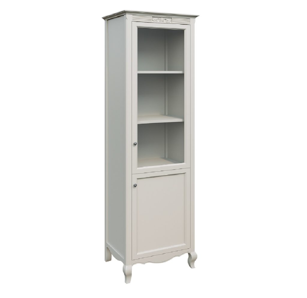 Bookcase one-door narrow Selena from Trademark "Italconcept". Wood - ash (solid), oak veneer. Buy online +380506286850
