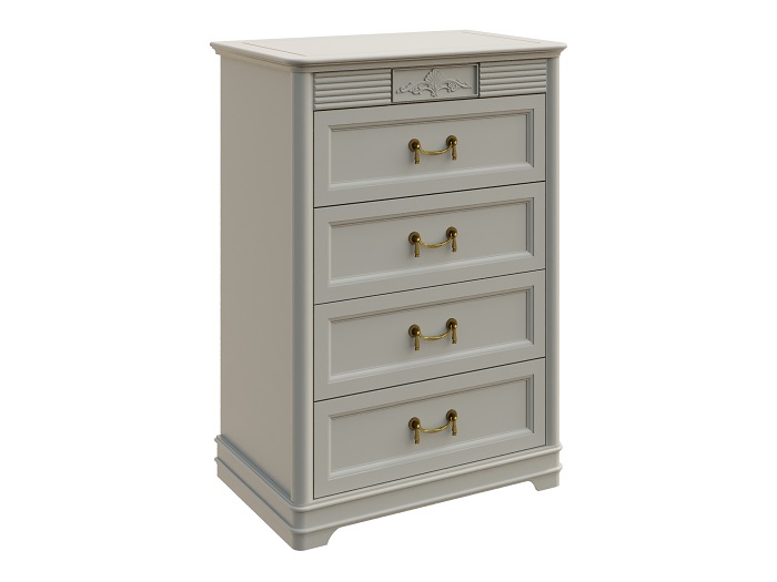 Chest of drawers high wooden