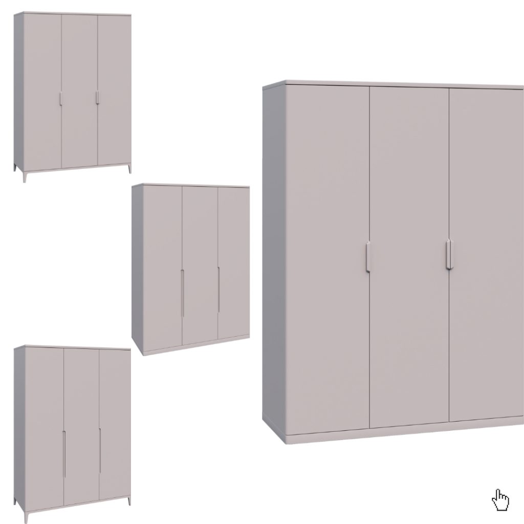 wardrobe three-door solid wood Шкаф трехдверный на цоколе или на ножках Teana Italconcept TM (Италконцепт). Материал: массив дерева ясень, шпон дуба. Большой выбор цветов