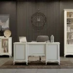 Writing desk VENEZIA NEW with two pedestals - 3