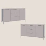 Chest of drawers TEANA NEW on legs (wide) - 1