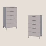 Chest of drawers TEANA NEW on legs (high) - 1