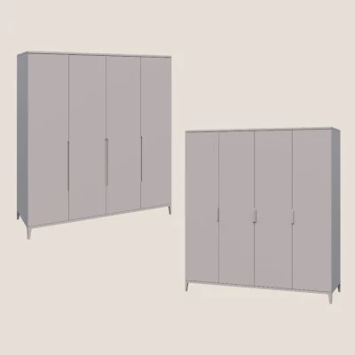 Wardrobe four-door TEANA NEW (on legs)