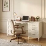 Writing desk VENEZIA NEW with two pedestals - 2