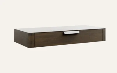 Modern wooden console table with drawer