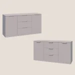 Chest of drawers 150 cm TEANA NEW on a plinth - 1