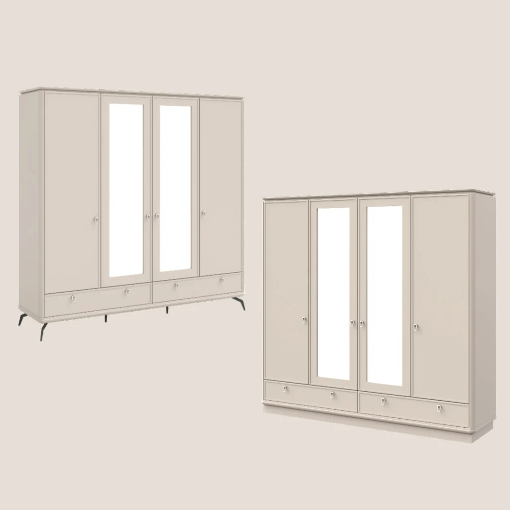 Wardrobe REYA four-door