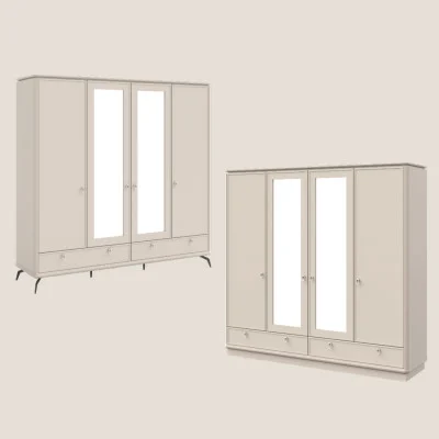 Wardrobe REYA four-door
