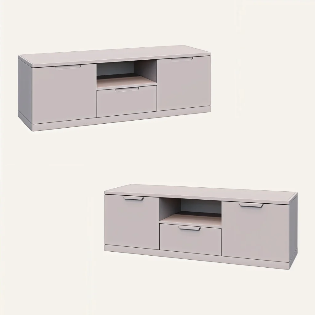 TV stand (150) TEANA NEW on the plinth