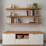 TV stand (150) TEANA NEW on the plinth - 3