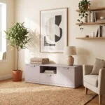 TV stand (150) TEANA NEW on the plinth - 2