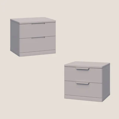 Bedside table TEANA NEW on a plinth